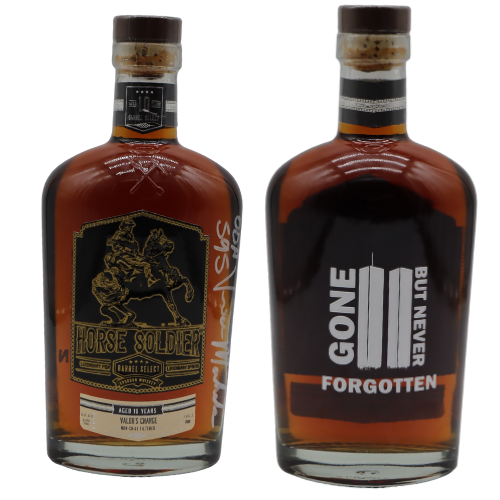 Two bottles of Horse Soldier Barrel Strength Limited Edition