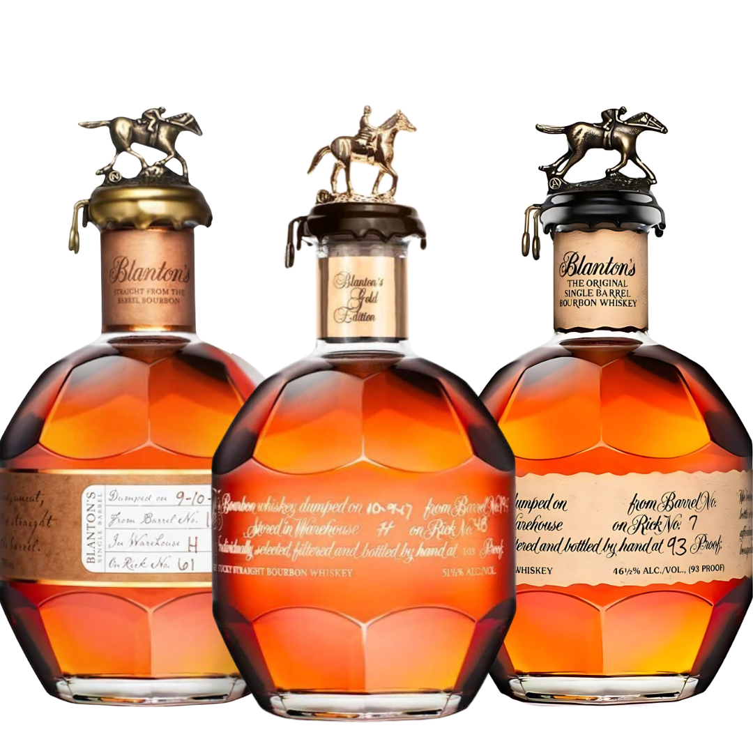 The Blanton's Triple Crown Collection - Gold, Straight from the