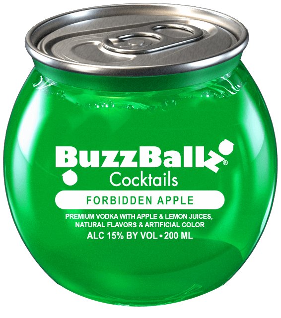 BuzzBallz Forbidden Apple 187mL 24 Pack Case – Bourbon Hunt USA