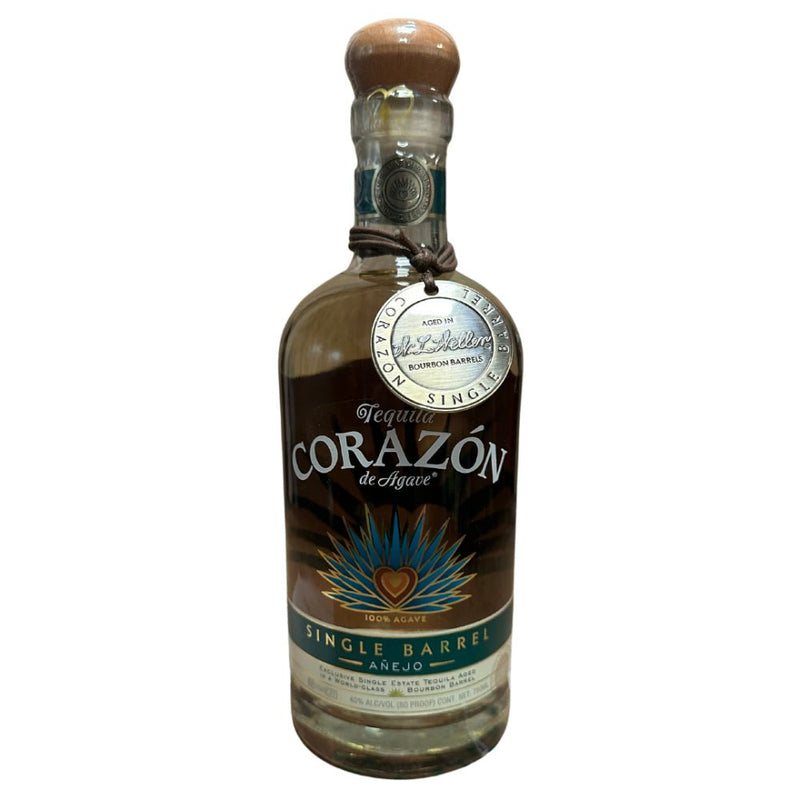 Load image into Gallery viewer, Corazon Tequila Anejo Single Barrel Aged in William Larue Weller Barrels By Main Street Liquor - Main Street Liquor
