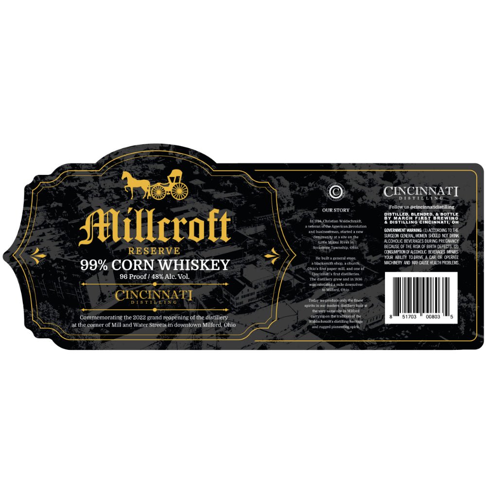 Buy Millcroft Reserve 99 Corn Whiskey® Online Bourbon Hunt USA