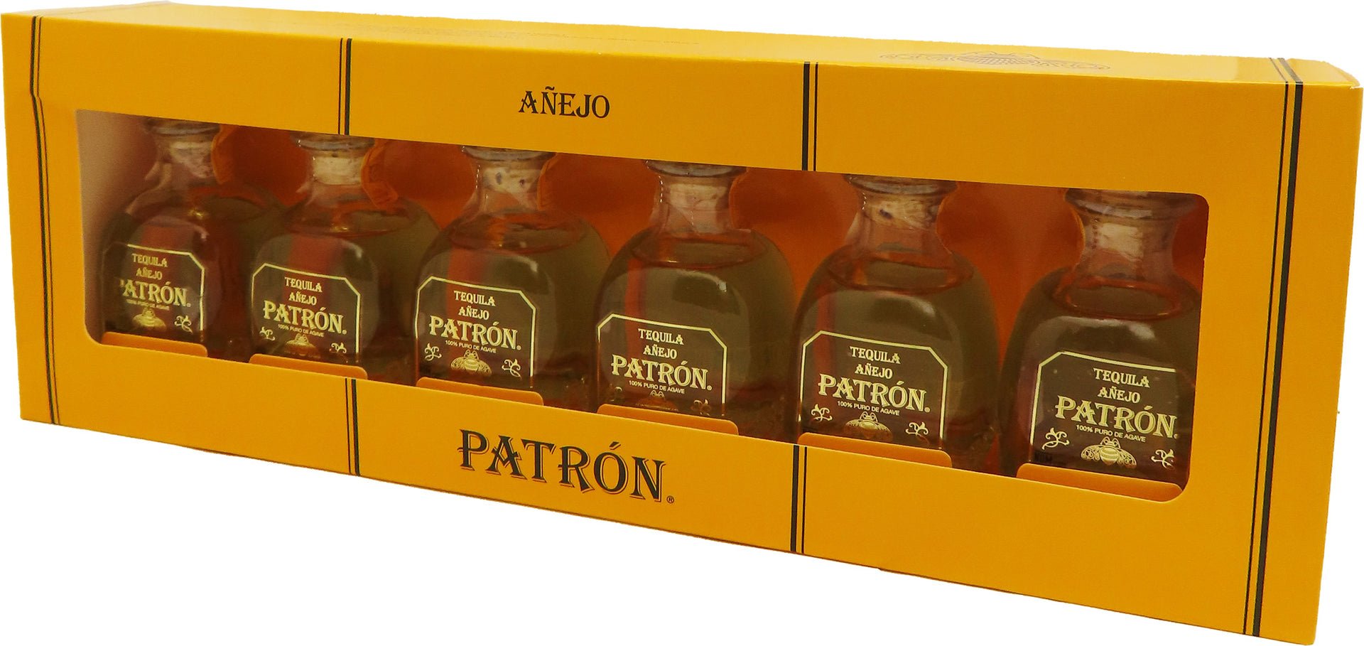 PATRON TEQUILA ANEJO (50ML 6PK) – Bourbon Hunt USA