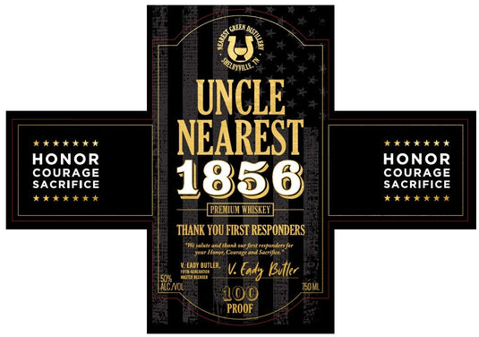 Uncle Nearest 1856 Premium Whiskey First Responders Edition Uncle Nearest