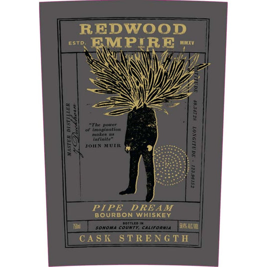 Redwood Empire Pipe Dream Cask Strength Bourbon - Main Street Liquor