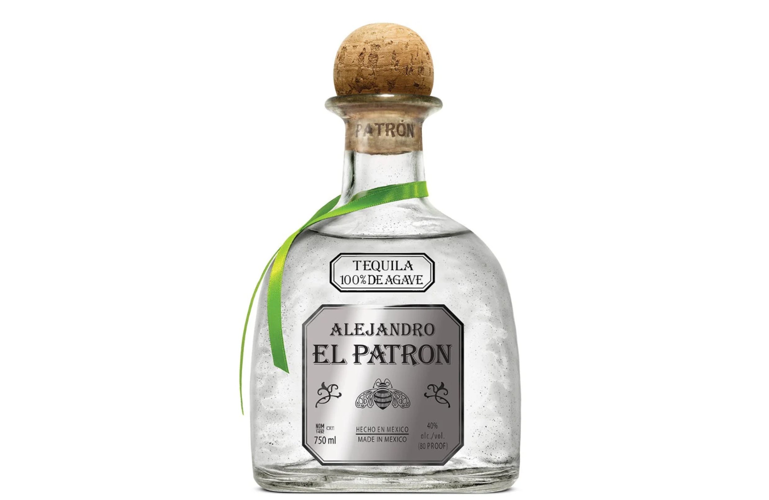 Patrón Silver Personalized Name Label – Bourbon Hunt USA