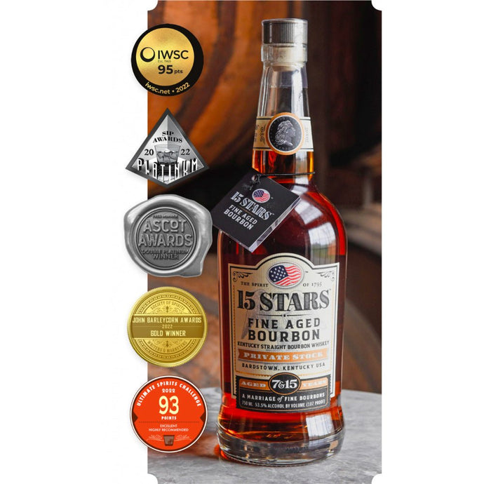 15 Stars Private Stock 7 & 15 Years - Main Street Liquor