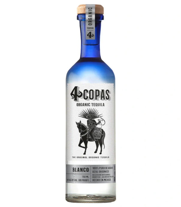 4 Copas Organic Tequila Blanco 750mL