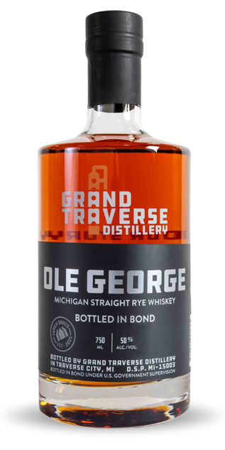 Grand Traverse Distillery Ole George Bottled in Bond Michigan Straight Rye Whiskey - Main Street Liquor