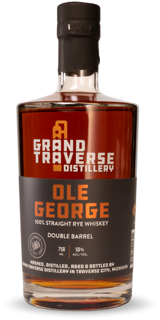 Grand Traverse Distillery Ole George Double Barrel 100% Straight Rye Whiskey - Main Street Liquor