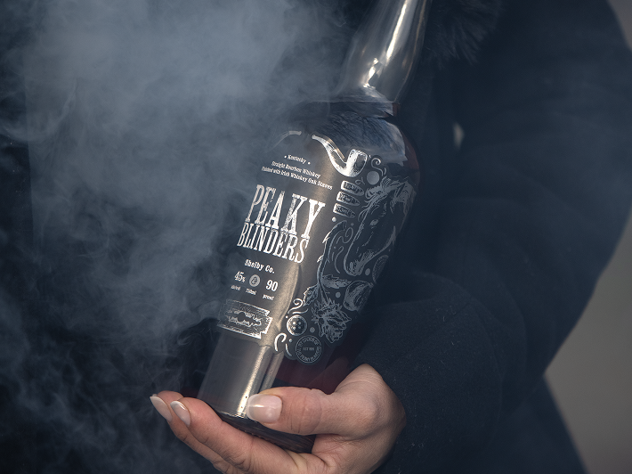 Load image into Gallery viewer, Peaky Blinders Kentucky Bourbon Finished With Irish Whiskey Oak Staves - Main Street Liquor

