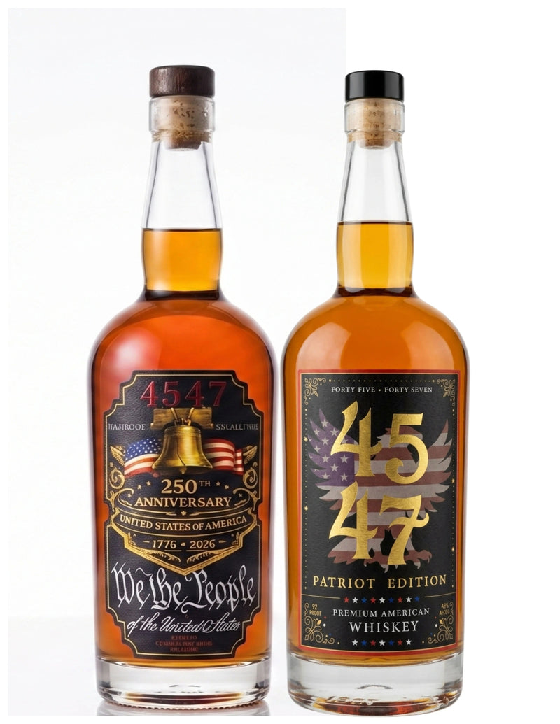 Load image into Gallery viewer, 4547 Bundle: 250th Anniversary Straight Bourbon Whiskey &amp; 4547 American Whiskey - Patriot Edition - Main Street Liquor
