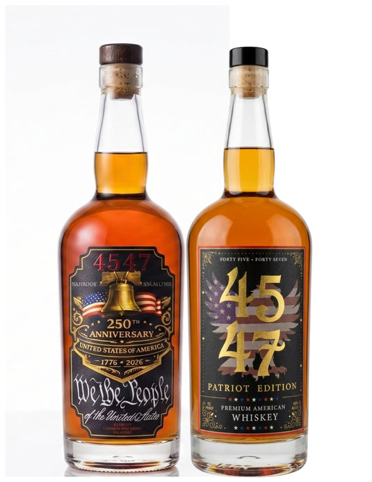 4547 Bundle: 250th Anniversary Straight Bourbon Whiskey & 4547 American Whiskey - Patriot Edition - Main Street Liquor