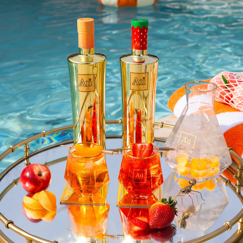 Load image into Gallery viewer, Au Vodka Juicy Peach 2 Bottle Combo - Main Street Liquor
