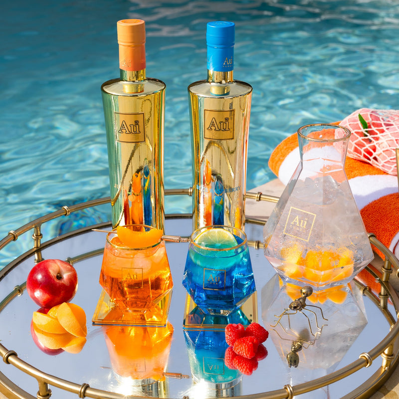 Load image into Gallery viewer, Au Vodka Juicy Peach 2 Bottle Combo - Main Street Liquor
