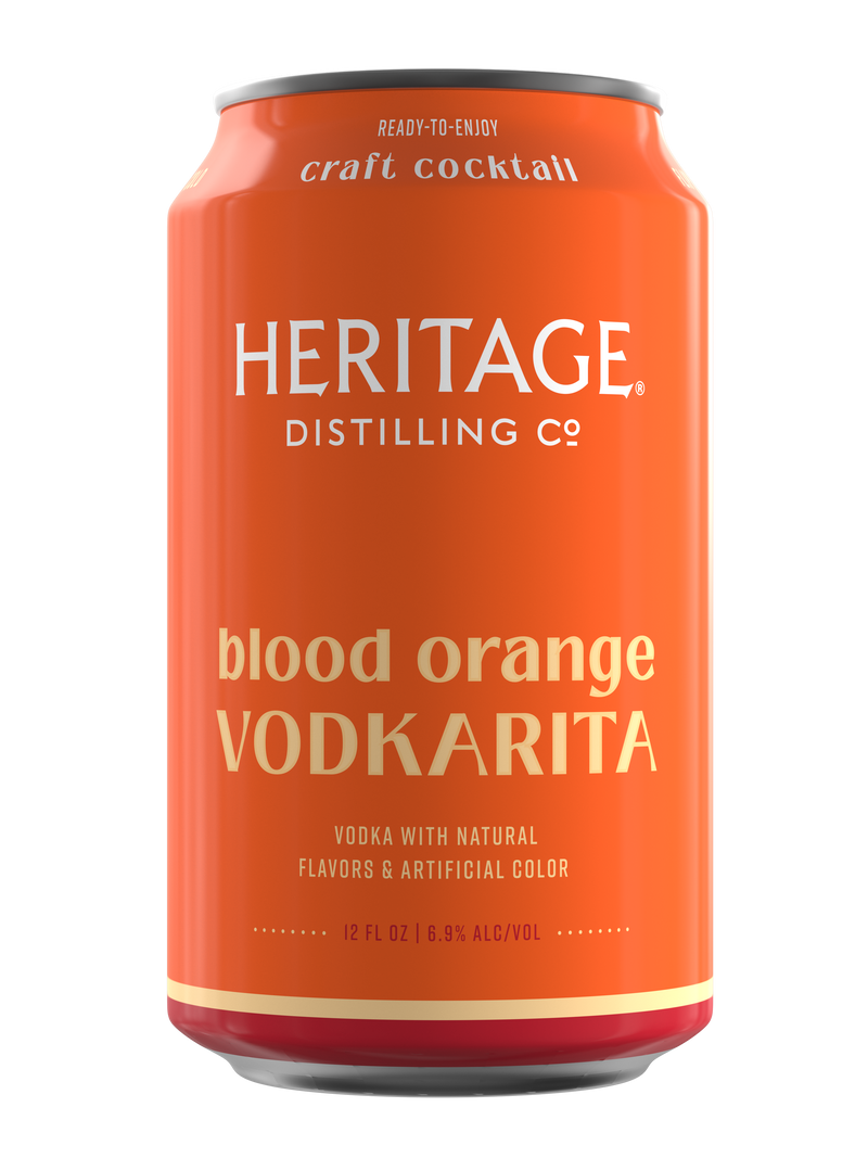 Load image into Gallery viewer, Heritage Distilling Co Blood Orange Vodkarita 4 Pack Cans
