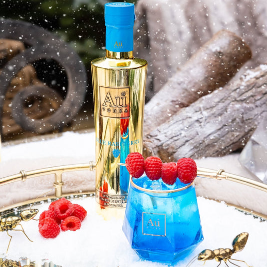 Au Vodka Blue Raspberry 375ml