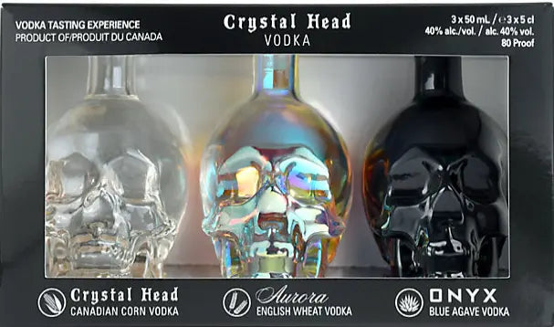Load image into Gallery viewer, Crystal Head Vodka 3 x 50ml Mini Pack - Main Street Liquor
