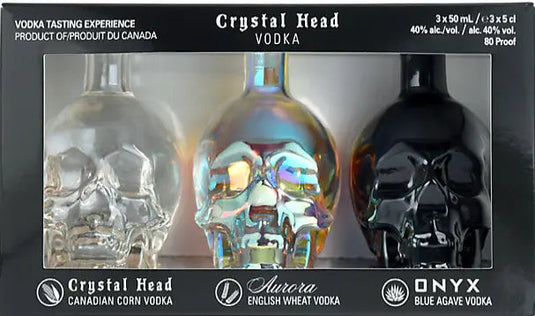Crystal Head Vodka 3 x 50ml Mini Pack - Main Street Liquor