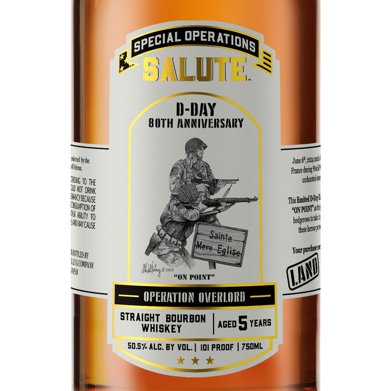 Load image into Gallery viewer, Heritage Distilling Co Special Operations Salute™ Whiskey - D-Day 80th Anniversary - LAND
