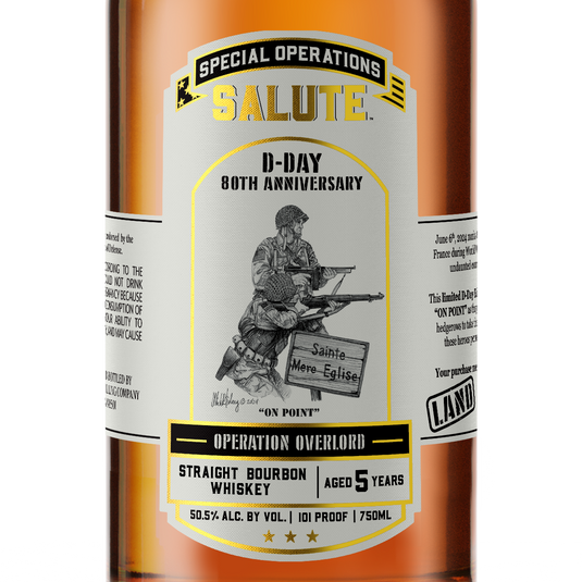 Heritage Distilling Co Special Operations Salute™ Whiskey - D-Day 80th Anniversary - LAND