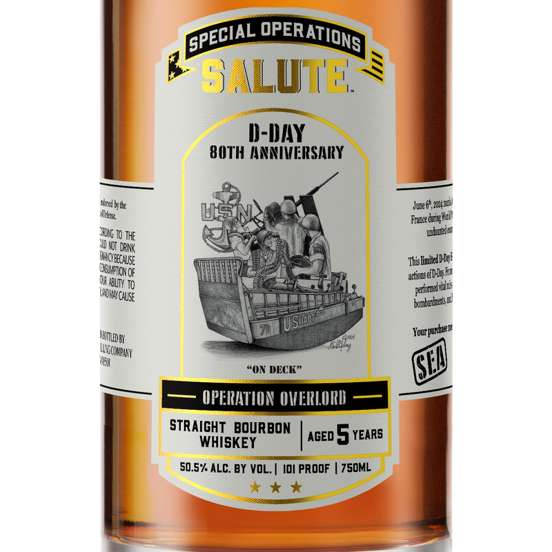 Load image into Gallery viewer, Heritage Distilling Co Special Operations Salute™ Whiskey - D - Day 80th Anniversary - SEA - Main Street Liquor
