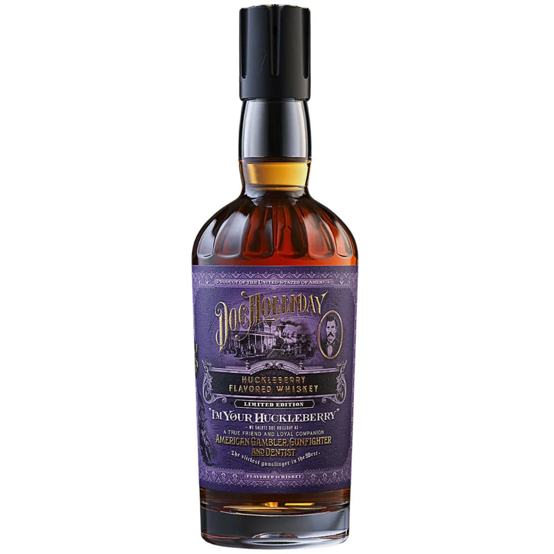 Load image into Gallery viewer, Doc Holliday Huckleberry Flavored Whiskey “I’m Your Huckleberry” Limited Edition - Main Street Liquor
