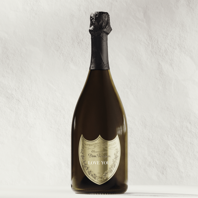 Load image into Gallery viewer, Dom Perignon Brut Champagne "LOVE YOU" Shield - Main Street Liquor

