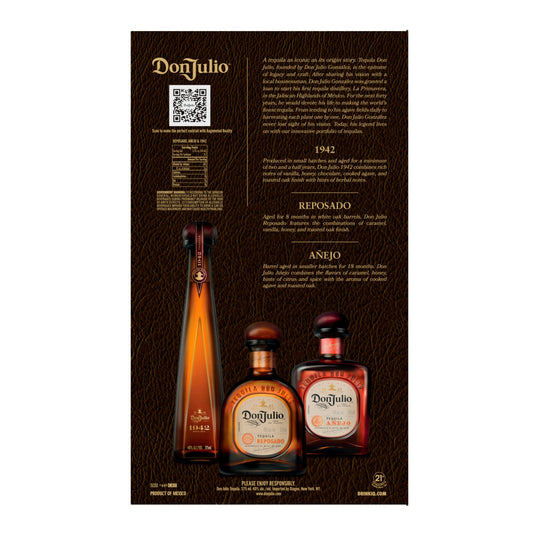 Don Julio Specialty Gift Set 3 x 375mL