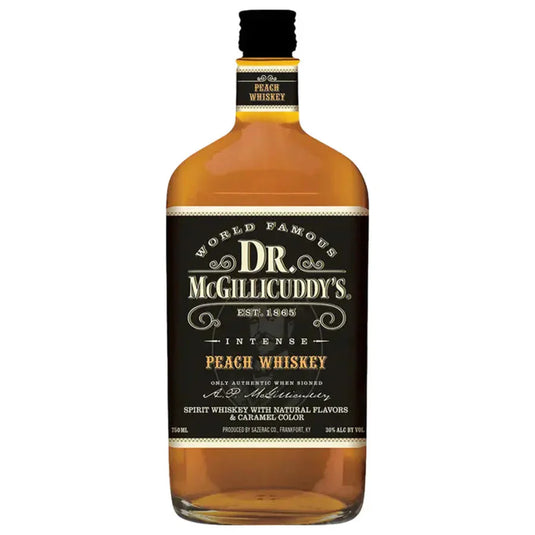 Dr. McGillicuddy's Intense Peach Whiskey 1L - Main Street Liquor