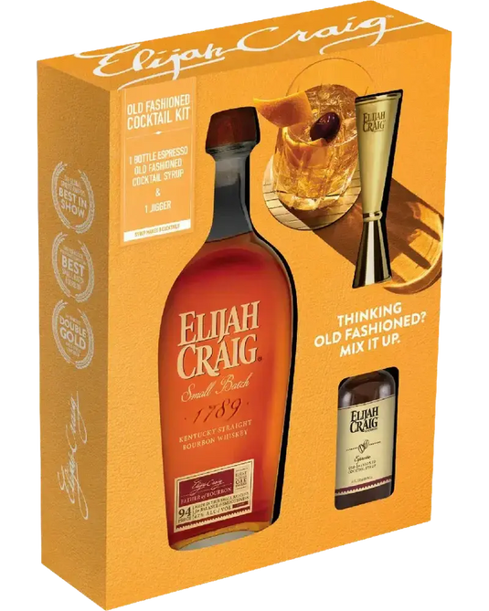 Elijah Craig Small Batch Bourbon Old Fashioned Cocktail Kit - Main Street Liquor