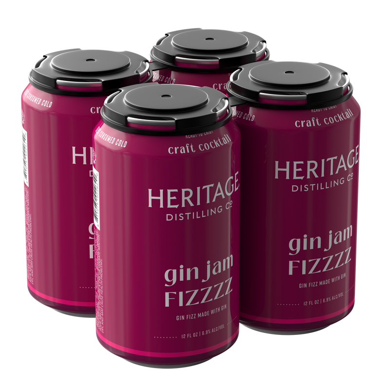 Load image into Gallery viewer, Heritage Distilling Co Gin Jam Fizzzz 4 Pack Cans - Main Street Liquor
