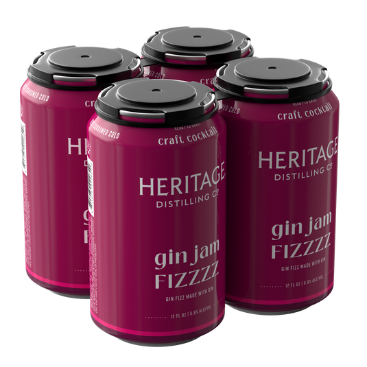 Heritage Distilling Co Gin Jam Fizzzz 4 Pack Cans