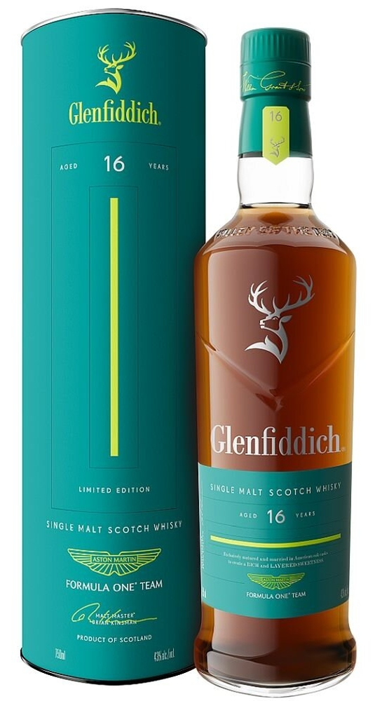 Glenfiddich 16 Year Aston Martin Formula One Edition Single Malt Scotch Whisky - Main Street Liquor