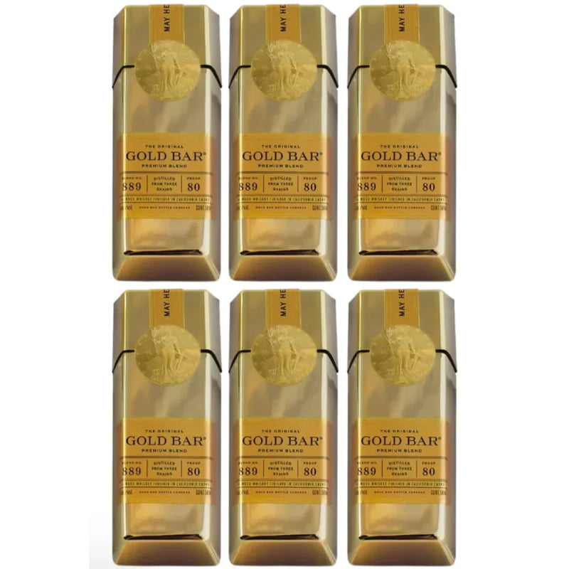 Load image into Gallery viewer, Gold Bar Original Mini 50ml 6 - Pack - Main Street Liquor
