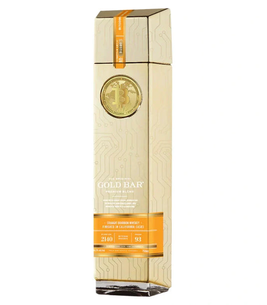 Gold Bar Bitcoin Reserve Bourbon Whiskey Limited Edition 750mL - Main Street Liquor
