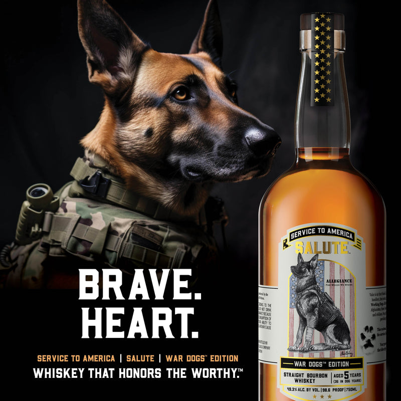 Load image into Gallery viewer, Heritage Distilling Co Service to America Salute™ Whiskey - War Dogs - Main Street Liquor
