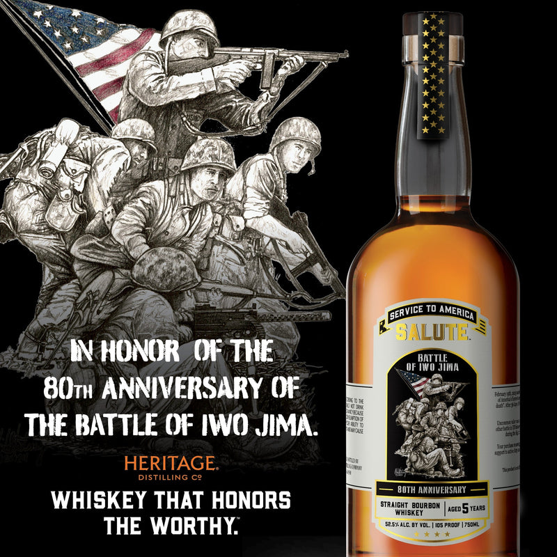 Load image into Gallery viewer, Heritage Distilling Co Service to America Salute™ Whiskey - Battle of Iwo Jima
