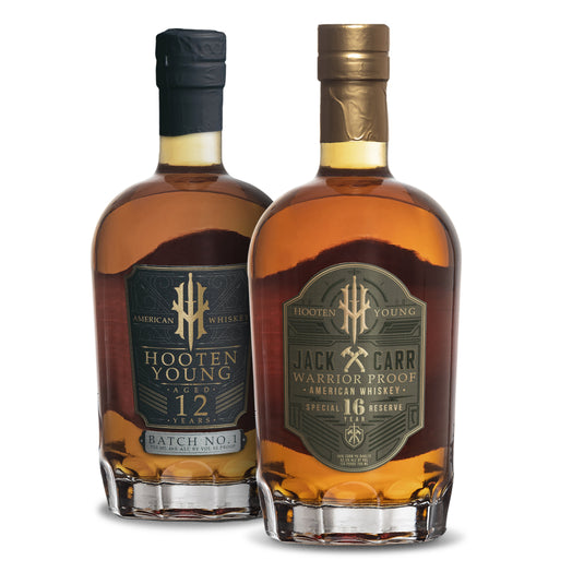 Hooten Young Jack Carr and 12-year American Whiskey bundle