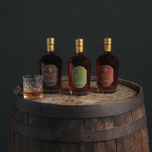 Hooten Young Wine Barrel Whiskey Hero Collection