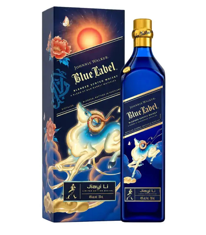 Load image into Gallery viewer, Johnnie Walker Blue Label Year of The Goat Lunar New Year By JiaYi Li (Pre-Order) - Main Street Liquor
