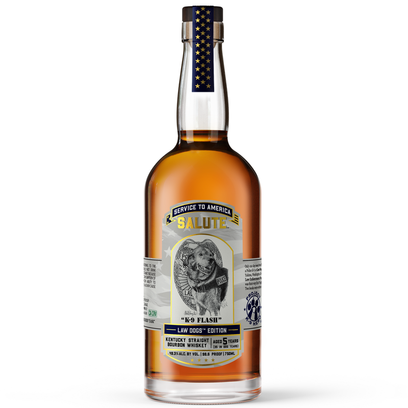 Load image into Gallery viewer, Service to America Salute™ Whiskey - Law Dogs K - 9 Flash - Main Street Liquor
