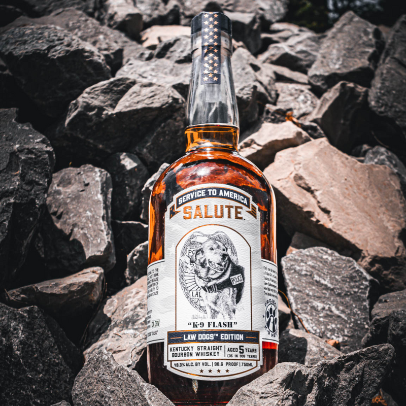 Load image into Gallery viewer, Service to America Salute™ Whiskey - Law Dogs K - 9 Flash - Main Street Liquor
