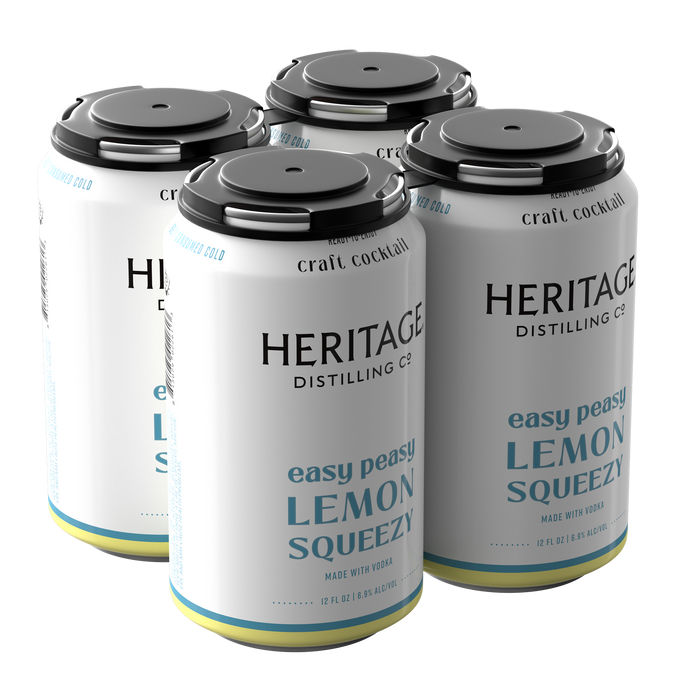 Heritage Distilling Co Easy Peasy Lemon Squeezy 4 Pack Cans