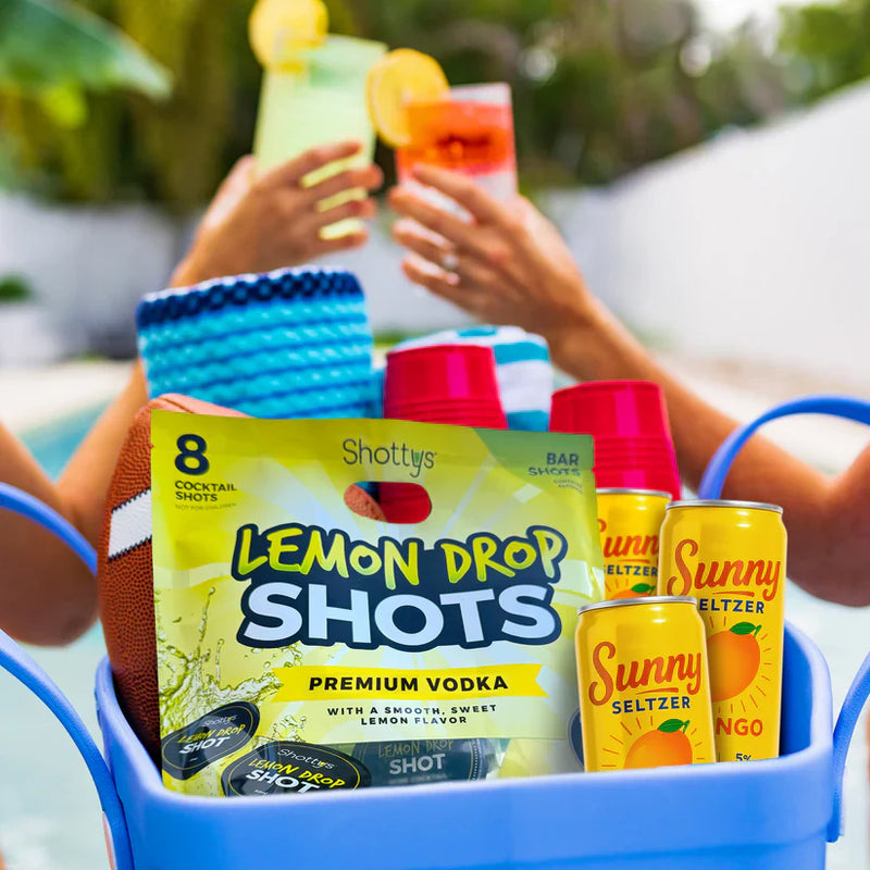 Load image into Gallery viewer, Shottys Lemon Drop Vodka Shots (8 Shots)
