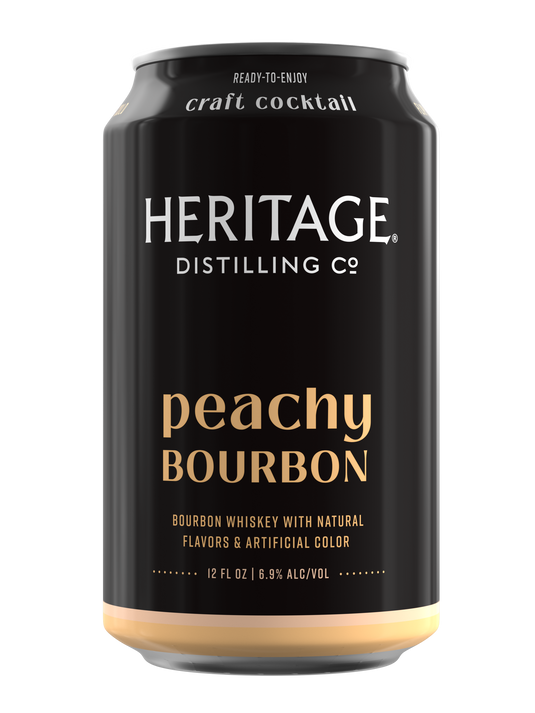 Heritage Distilling Co Peachy Bourbon 4 Pack Cans