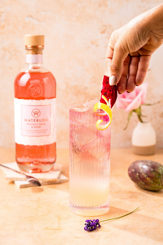 Waterloo Prickly Pear & Rose Gin - Main Street Liquor