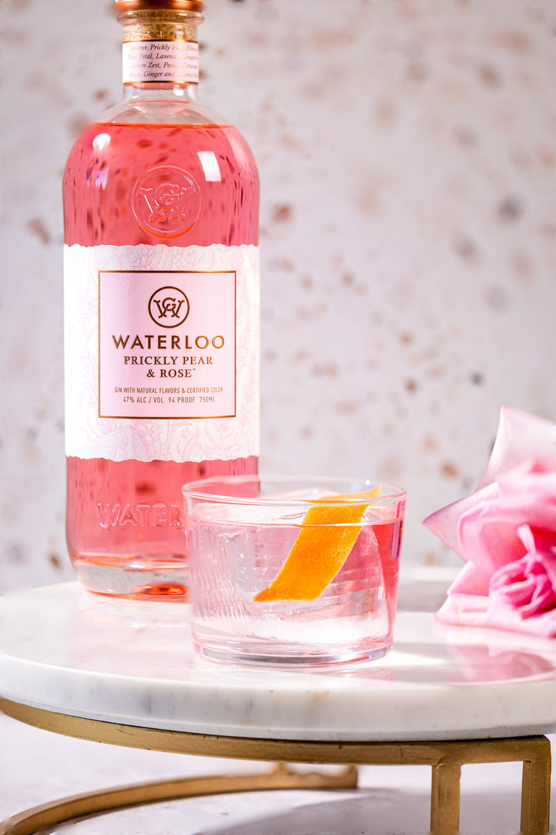 Load image into Gallery viewer, Waterloo Prickly Pear &amp; Rose Gin - Main Street Liquor
