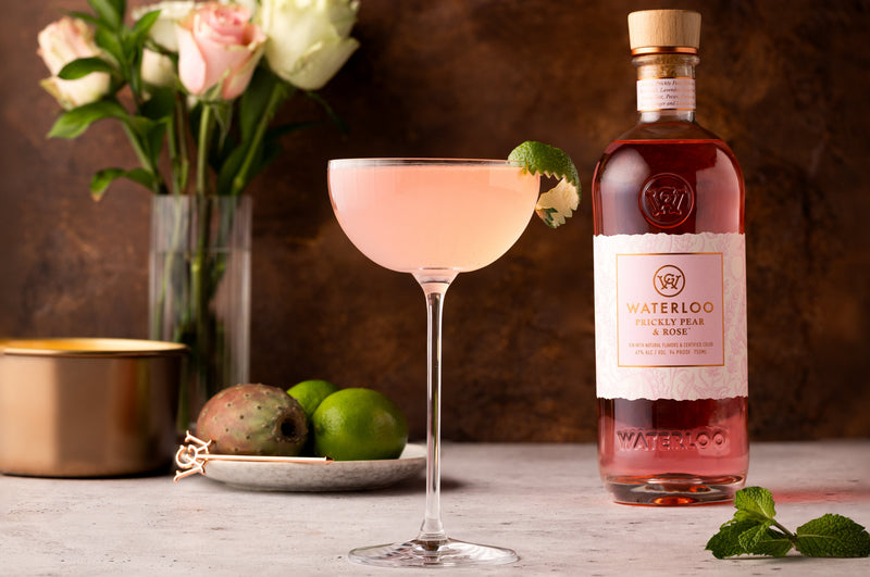Load image into Gallery viewer, Waterloo Prickly Pear &amp; Rose Gin - Main Street Liquor
