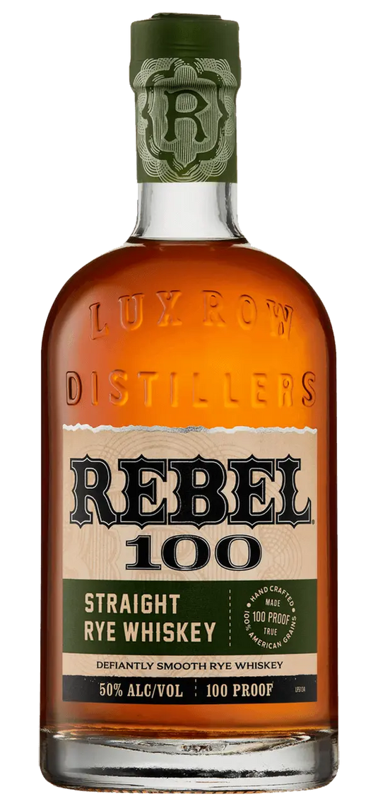 Rebel Bourbon 100 Proof Straight Rye Whiskey - Main Street Liquor