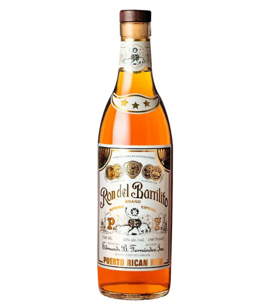 Ron Del Barrilito Three Star Puerto Rican Rum 750mL - Main Street Liquor